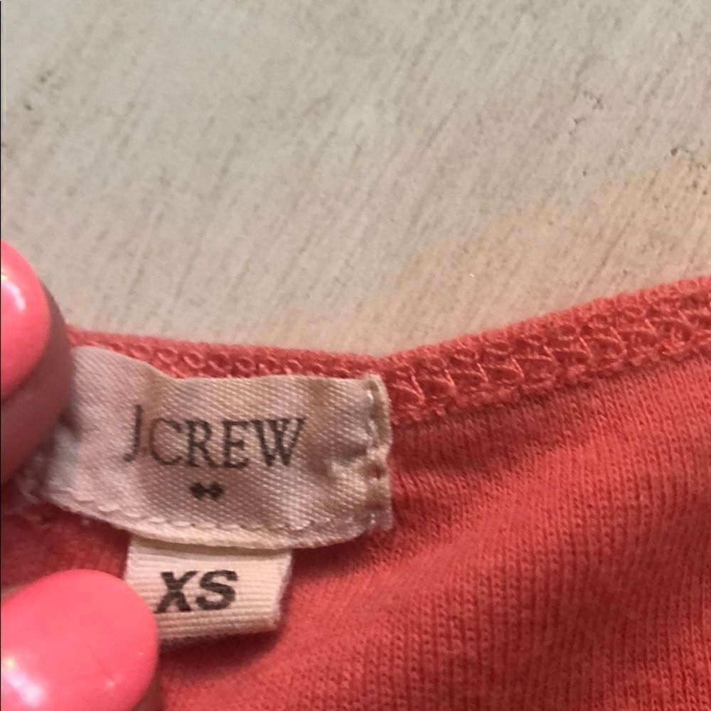 JCrew coral tank top size XS - Picture 4 of 5